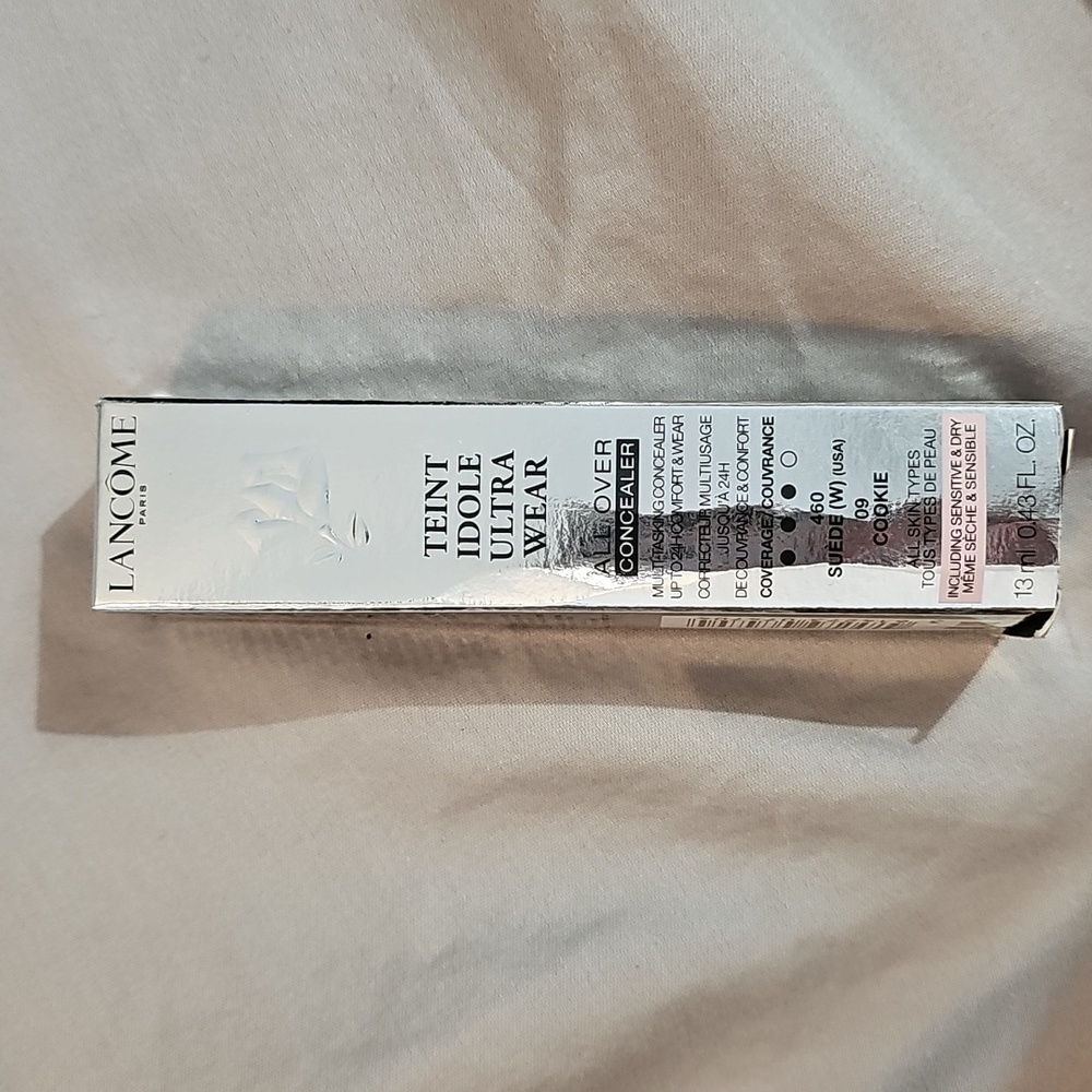 NIB Lancome Teinte Idole Ultra Wear All Over Concealer 460 Suede (w) 09 Cookie